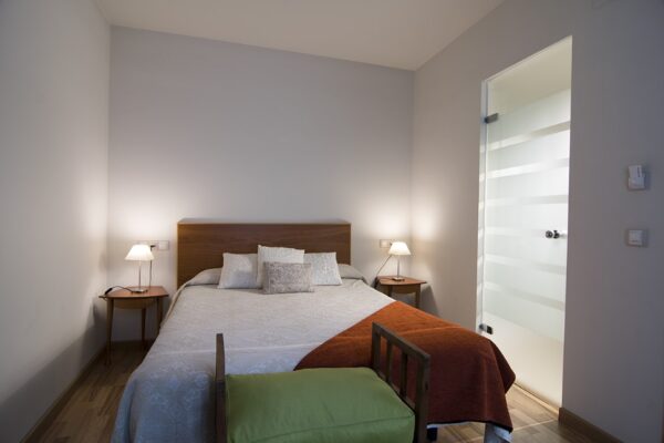 habitació del Petit Hotel Porrera