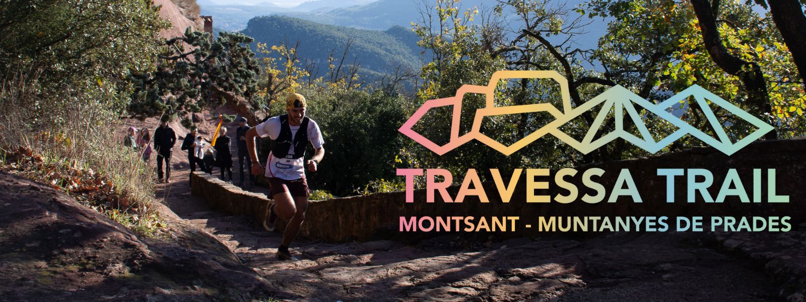 Capsalera amb toto i logo de la Travessa Trail